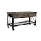 Duramax 72 In x 24 In. 3 Drawer Rolling Industrial Workbench with Wood Top - Aged Macadamia 68001-M - alternate 5